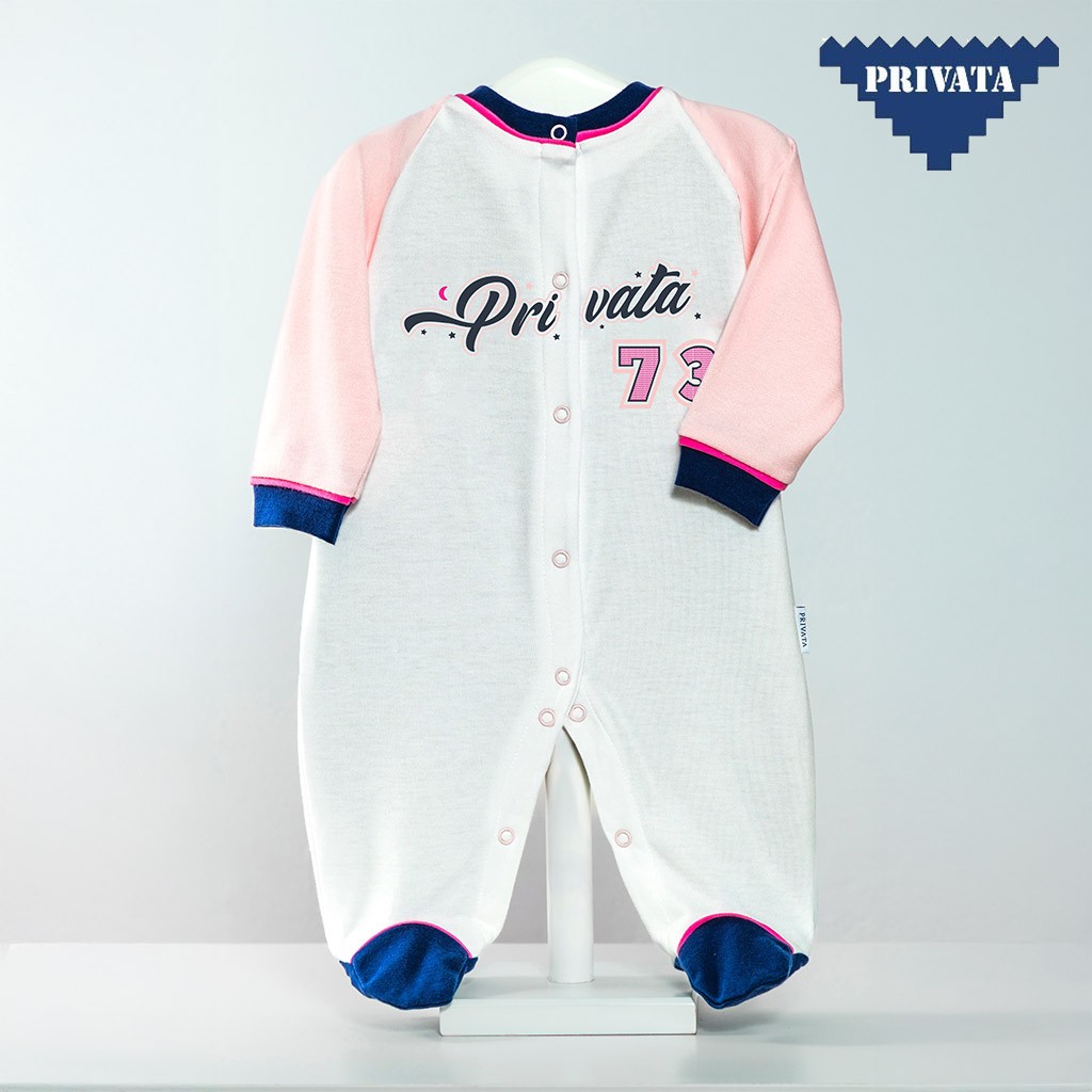 Pelele bebé largo abierto delante